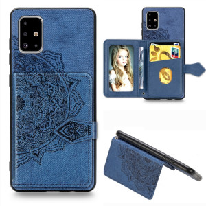 Skal - Samsung Galaxy A51 Kortplats Mandala Blå Skal-A51-27
