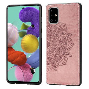 Skal - Samsung Galaxy A51 Mandala Silikontyg rosa