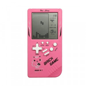 Spelkonsol Retro med skärm rosa