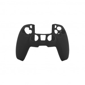 PS5 kontroll silikonskydd fodral svart