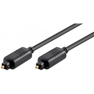 Toslink - Toslink Ljudkabel 5m Tjock GOLD