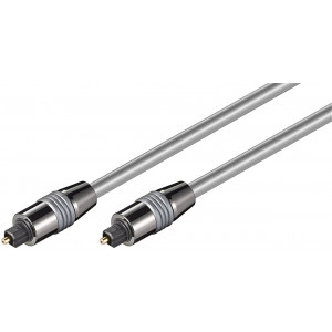 Toslink - Toslink Ljudkabel 10m Metall GOLD