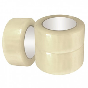 Packtejp 50mm 66m Transparent Tyst 1-pack TPP5066AST-1