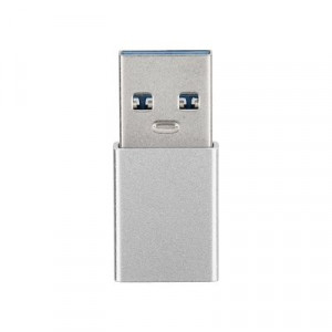 USB-C - USB-A 3.0 adapter (hona - hane) vit