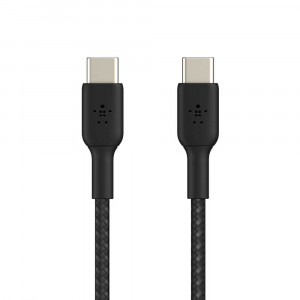 USB-C - USB-C kabel 100W PD QC3.0 Flätad 1.0m 101821