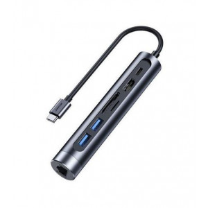 USB-C Dockningsstation 6 i 1 HDMI+GLAN+3xUSB3.0+PD