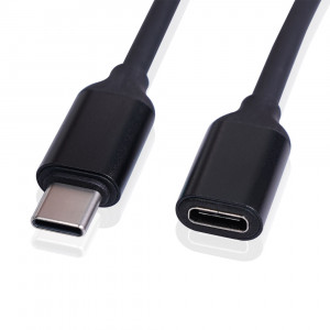 USB-C hane till hona PD ström förlängningskabel, 1m