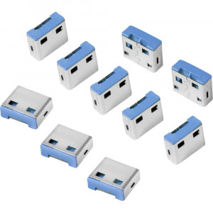 USB-Lås för USB-port på datorn 10-pack AU0046