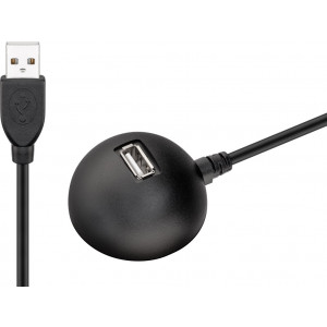USB förlängning (1.5m) med bordsdockning. USB2-DL