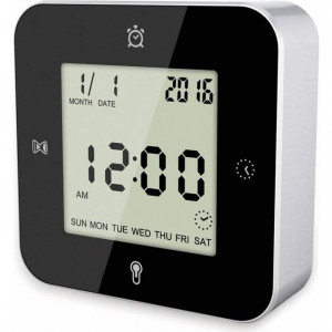 Väskarklocka Digital med alarm, datum och dagar WT344