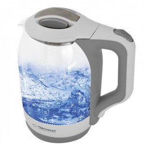 Vattenkokare 1.7L i Glas LED