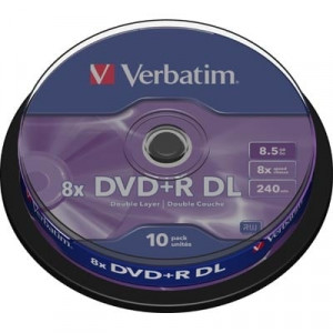 Verbatim DVD+R Duallayer 8.5GB 240min 8X