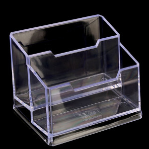 Visitkortshållare Bord Transparent med dubbelfack 101710