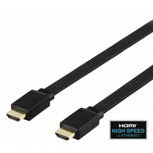 HDMI kabel HDMI 4K Flat High Speed GOLD 5m BOX