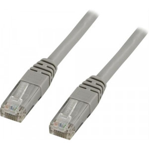 Nätverkskabel Cat5e (2m) Grå.