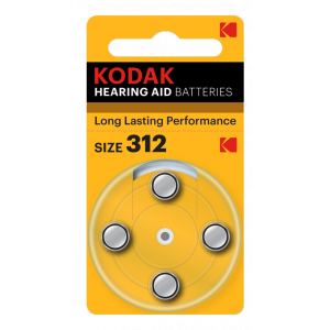 Batterier Hörapparat 312 4-pack - Kodak
