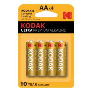 Batteri AA (LR6) 4-pack - Kodak Ultra Premium GOLD