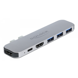 USB-C Dockningsstation för MacBook Dual HDMI Delock 87753