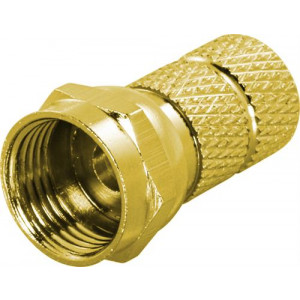 Antennadapter F-kontakt ha - 6.2mm RG59 DEL-653