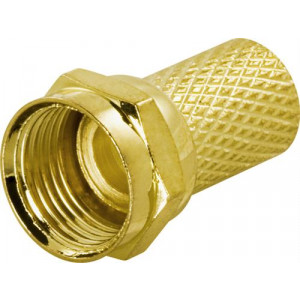 Antennadapter F-kontakt ha - 6.2mm RG6 DEL-654