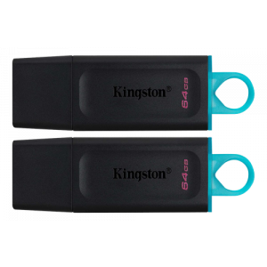 USB minne - 64GB USB 3.2 - Kingston 2-pack DTX/64GB-2P