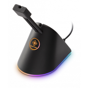 Mouse Bungee med RGB. Kabelkontroll för Kontors- och Gaming Mus