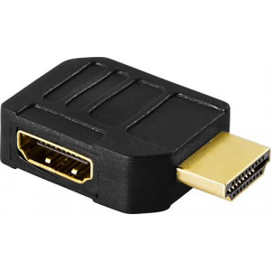 Adapter HDMI - HDMI (ha-ho) vinklad vänster