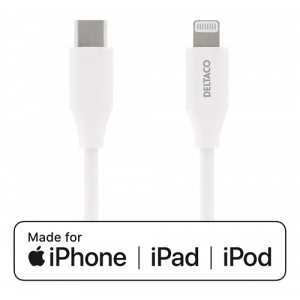 Lightning - USB-C kabel 1m.