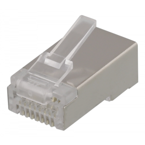 Modularkontakt UTP RJ45 Cat6 skärmad (20-pack)