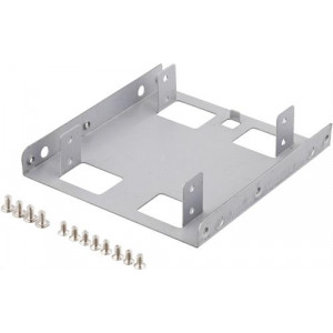 Adapterkit 3.5" till 2.5" monteringsram för 2 diskar