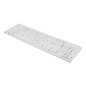 Tangentbord - Deltaco TB-628 (Nordisk) vit
