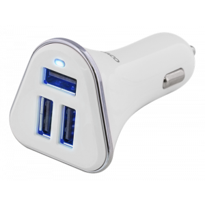 USB Billaddare USB-A x3 26W