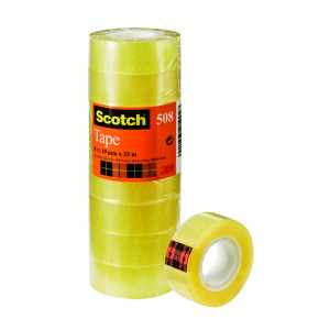 Tejp - Kontorstejp 19mm 33m Transparent Scotch