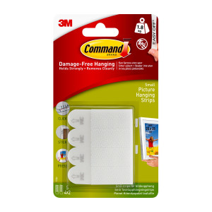 Tavelupphängningsstrips 3M Command vita 17202