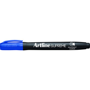 Märkpenna Artline Supreme Permanent 1mm Rund Blå