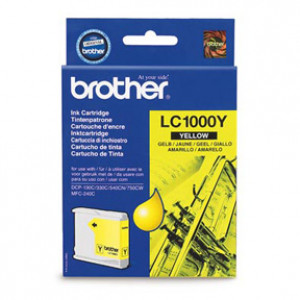 Brother LC1000Y bläckpatroner Original Gul 1 styck