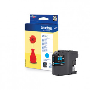 Brother LC-121C bläckpatroner Original Cyan 1 styck