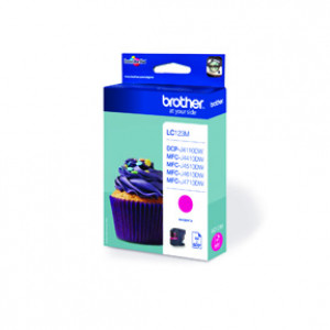Brother LC-123M bläckpatroner Original Magenta 1 styck