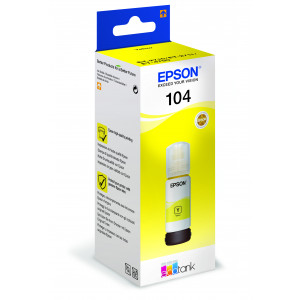 Epson 104 EcoTank Bläck Flaska Gul Original