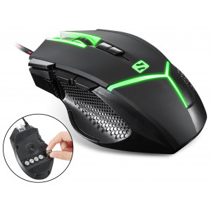 Mus - Sandberg Destroyer FlexWeight Mouse med vikter