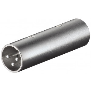 XLR Ljudadapter XLR 3-pin hane - XLR 3-pin hane