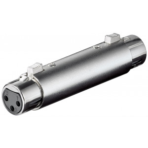 XLR Ljudadapter XLR 3-pin hona - XLR 3-pin hona