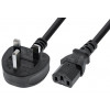 Elkabel IEC C13 till G England Irland Skottland UK