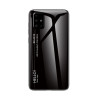 Skal - Samsung Galaxy A51 Skal i Härdat Glas Svart 101223902A