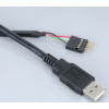 Akasa 0.4m USB (A) 4-stift Svart
