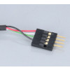 Akasa 0.4m USB (A) 4-stift Svart