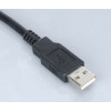 Akasa 0.4m USB (A) 4-stift Svart