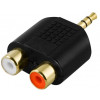 Audioadapter 3.5mm - RCA x 2 (ha-ho).