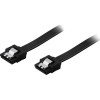 Kabel SATA rak-rak (0.5m) med låsklips