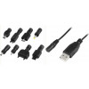 Kabel USB 2.0 A ha - Flera olika kontakter